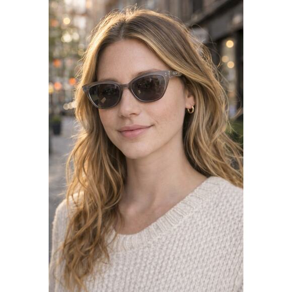 State Maud Mermaid Stargaze Sunglasses Gray Translucent FRAMES ONLY 53-18-140 main image 8